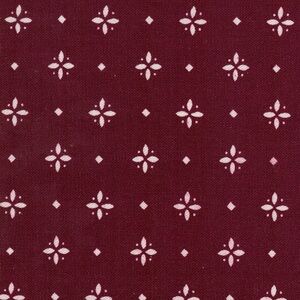 Longaberger Set of 6 Cloth Dinner Napkins Burgundy Red Farmhouse Holiday